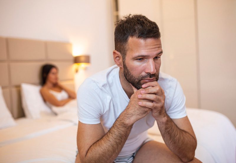 Man-feeling-depressed-with-erectile-dysfunction